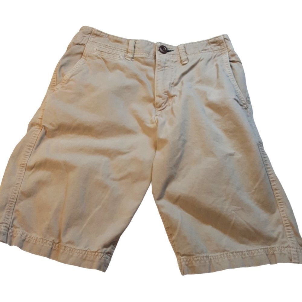 American Eagle Shorts‎ Khaki Longer Length Cuffed Men's Size 28